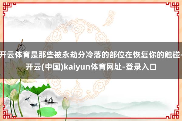 开云体育是那些被永劫分冷落的部位在恢复你的触碰-开云(中国)
