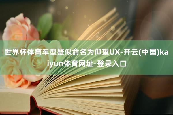 世界杯体育车型疑似命名为仰望UX-开云(中国)kaiyun体育网址-登录入口